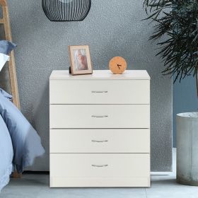 [FCH] Modern Simple 4-Drawer Dresser White(=86913595, 22419080, 72485344)