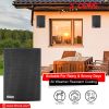 5 Core Wall Mount Speakers Outdoor 20W 2 Piece Stereo Wired Speaker Black for Studio Patio Pool Home Office Commercial Places 13T BLK 1PK (Pair)