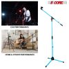 5 Core Mic Stand Collapsible Height Adjustable Up to 6ft Metal Microphone Tripod Stands w Boom Arm Para Microfono for Singing Karaoke Speech Stage Rec